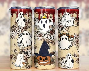 Halloween Pumpkin Boo Tumbler Png