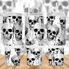 Halloween Skull 40 Oz 2 Piece Tumbler Wrap