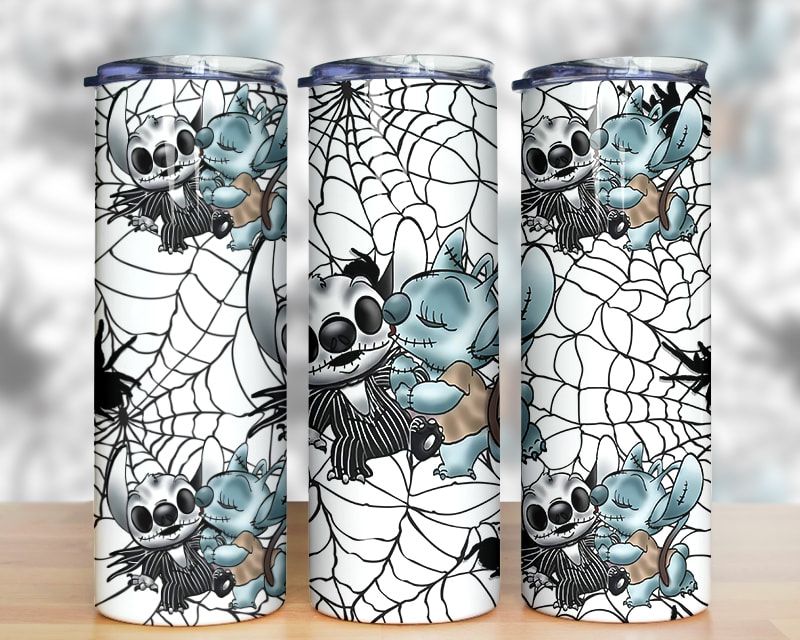 Halloween Stitch Multicolored Cartoon Tumbler Png Halloween Stitch Multicolored Cartoon Tumbler Png