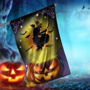 Halloween Witch Garden Flag – 12×18 Garden Flag
