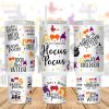 Halloween Witch Hocus Pocus 40 Oz 2 Piece Tumbler Wrap