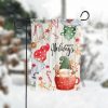 Happy Holidays Gnome Garden Flag – 12×18 Garden Flag