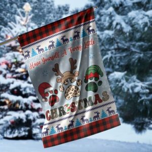 Have Yourself A Furry Little Christmas Garden Flag – 12×18 Garden Flag