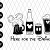 Here For The Drinks Svg File