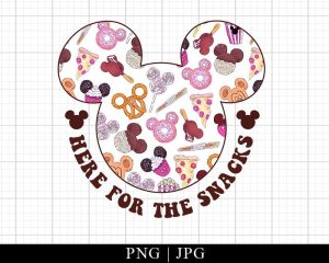 Here For The Snacks Png Family Trip 2023 Png