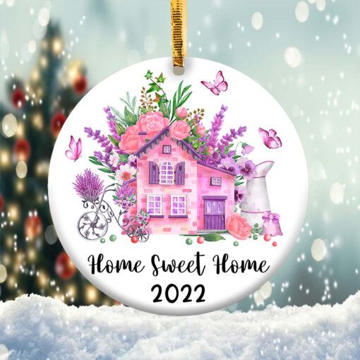 Home Sweet Home Pink Flowers Ornament Png Home Sweet Home Pink Flowers Ornament Png