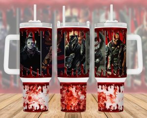 Horror Character 40 Oz 2 Piece Tumbler Wrap