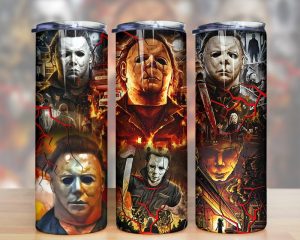 Horror Character Michael Myers Tumbler Png