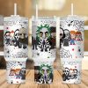 Horror Characters Cartoon 40 Oz 2 Piece Tumbler Wrap