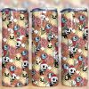 Horror Characters Nightmare Floral Retro Tumbler Png