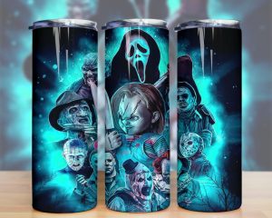 Horror Characters Xray Tumbler Png