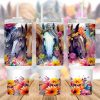 Horses Floral 40 Oz 2 Piece Tumbler Wrap