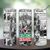 I Am Black History Article Tumbler Png