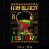 I Am Black History Png Black Woman Png