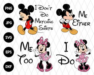 I Dont Do Matching Shirt Svg File