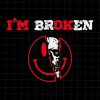 I’m Broken Svg, Confused Smile Svg, Invisible Illness I’m OK Broken Svg, Skull Svg