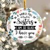 In a World Full of Sisters Ornament Png - Customvouge