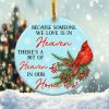 In Loving Memory Christmas Ornament Png, Round Christmas Ornament