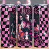 In October We Wear Pink Horror Characters Tumbler Png