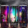 Into The Darkness The Nightmare Before Christmas Tumbler Png 20oz Skinny Tumbler Png