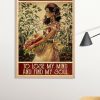 Into The Garden I Go To Lose My Mind Poster Print, Digital Poster Wall Art