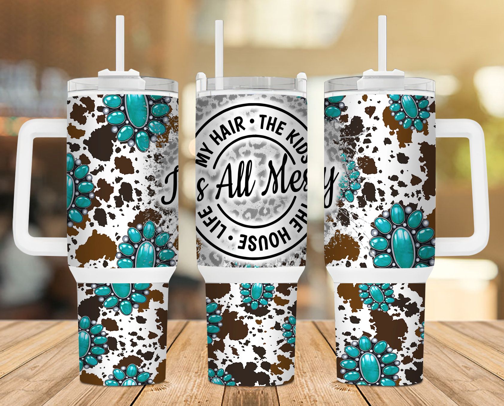 Its All Messy 40 Oz 2 Piece Tumbler Wrap Its All Messy 40 Oz 2 Piece Tumbler Wrap