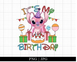 Its My Birthday Stitch Png