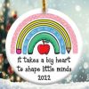 It’s Take a big Heart to shape Little Minds Ornament Png