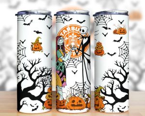 Jack Skellington Coffee Tumbler Png