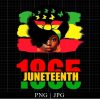 Juneteenth Woman 1865 Png