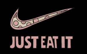 Just Eat It Embroidery Design