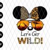 Lets Get Wild Animal Kingdom Minnie Svg File