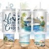 Life Is Better On A Cruise 40 Oz 2 Piece Tumbler Wrap
