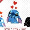 Lilo and Stich SVG, Stitch 08 SVG, Stitch Valentines