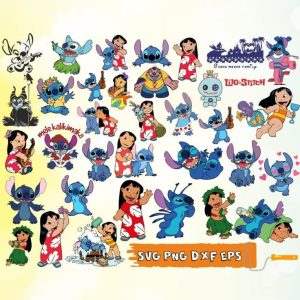 Lilo and Stitch Bundle, Lilo Svg, Stitch Svg