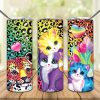 Lisa Frank Cat Tumbler Png 20oz Skinny Tumbler Png