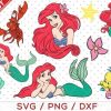 Little Mermaid SVG, Ariel svg, Mermaid svg