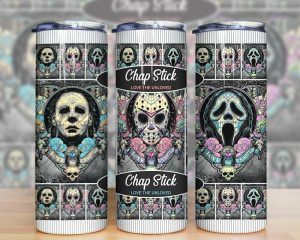 Love The Unloved Chapstick Horror Tumbler Png