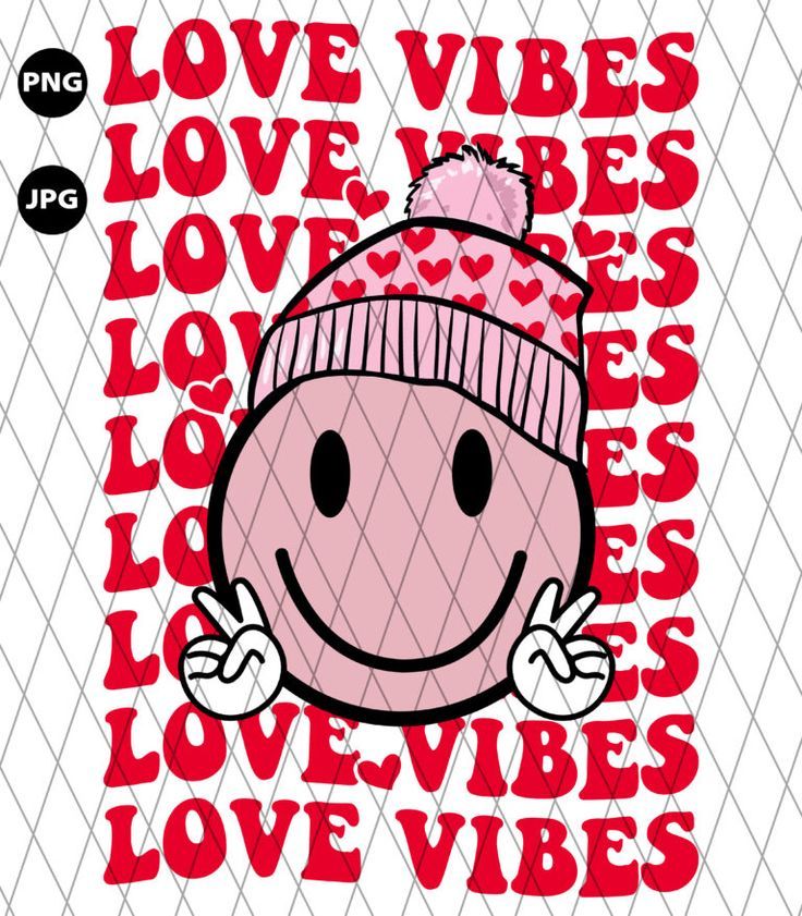 Love Vibes Smiley Face PNG Love Vibes Smiley Face PNG