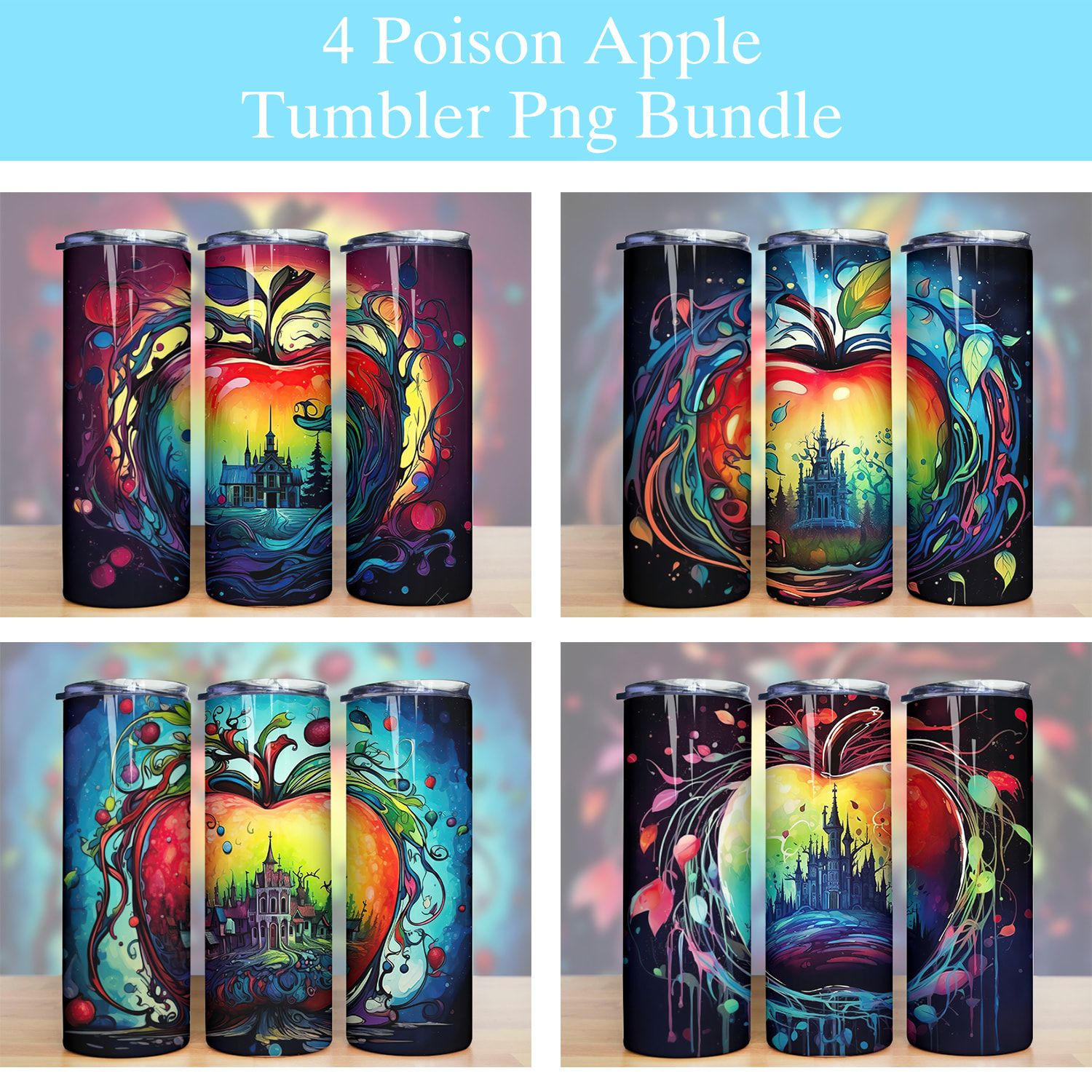 Magical Poison Apple Tumbler Png Magical Poison Apple Tumbler Png