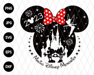 Making Memories Family Minnie Vacation Svg File