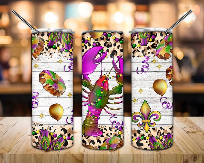 Mardi Gras Crab Tumbler Png Mardi Gras Crab Tumbler Png