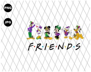 Mardi Gras Friends Mickey Png
