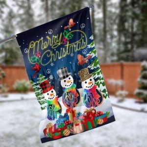 Merry Christmas Faith Hope Love Garden Flag – 12×18 Garden Flag