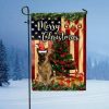 Merry Christmas German Shepherd Garden Flag – 12×18 Garden Flag