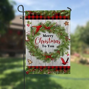 Merry Christmas To You Garden Flag – 12×18 Garden Flag