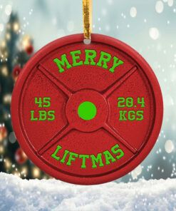 Merry Liftmas Weight Plate Ornament Png Merry Liftmas Weight Plate Ornament Png