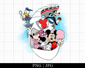 Mickey And Friends Disney Bound Png Family Trip 2023 Png