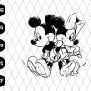 Mickey And Minnie Sketch Svg File