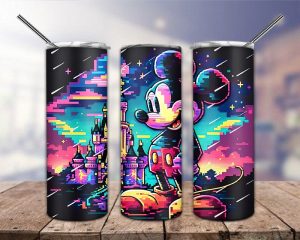 Mickey Castle Tumbler Png